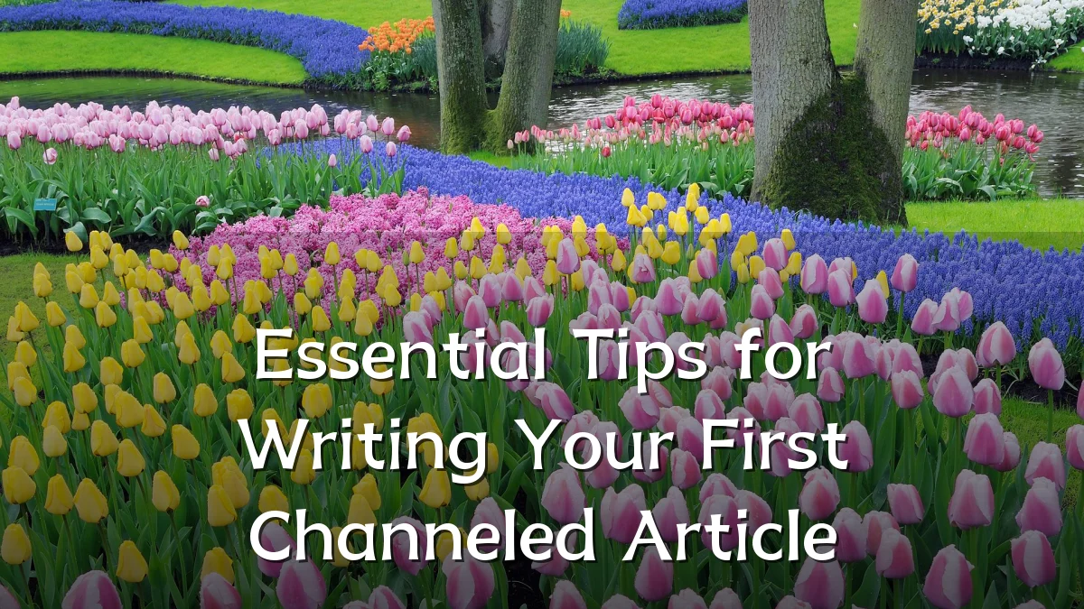 Essential Tips for Writing Your First Channeled Article