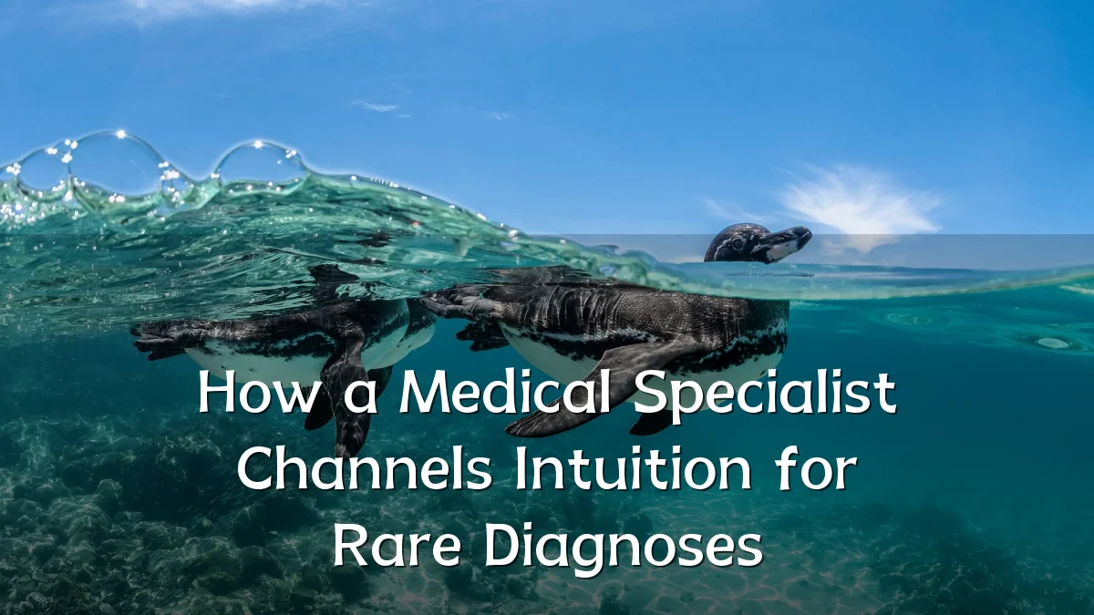 How a Medical Specialist Channels Intuition for Rare Diagnoses