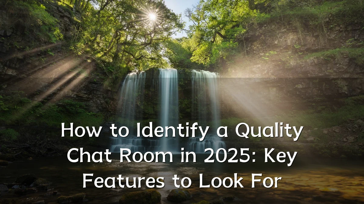 How to Identify a Quality Chat Room in 2025: Key Features to Look For