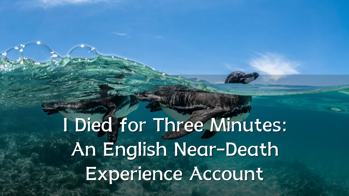 I Died for Three Minutes: An English Near-Death Experience Account